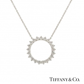 Tiffany & Co. Diamond Open Circle?Pendant?